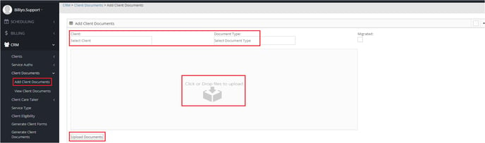 Add Client Documents