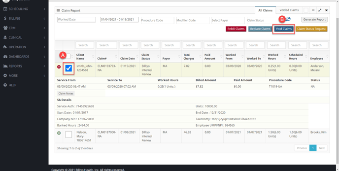 claim detail report 1